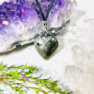 Pyrite Heart Pendant