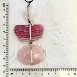 Rose Quartz and Rhodochrosite Necklace