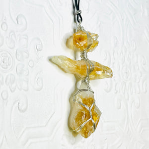 Raw Citrine Necklace