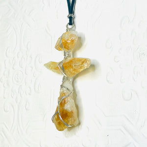 Raw Citrine Necklace