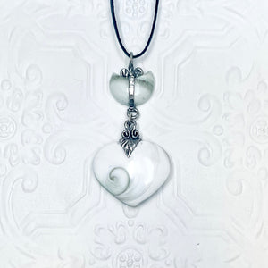 Shell & Sterling Silver Necklace